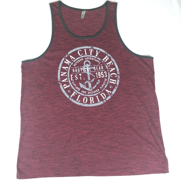 U.S. Apparel Panama City Beach Muscle Tank Sz 2XL - Picture 1 of 6